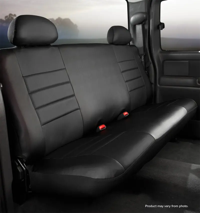 Fia Sl64 Leatherlite Universal Seat Covers – Black/Black, Premium Fit 1