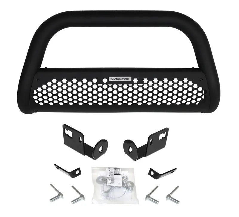 Go Rhino Rc2 Textured Black Bull Bar With Mounting Bracket Kit 1
