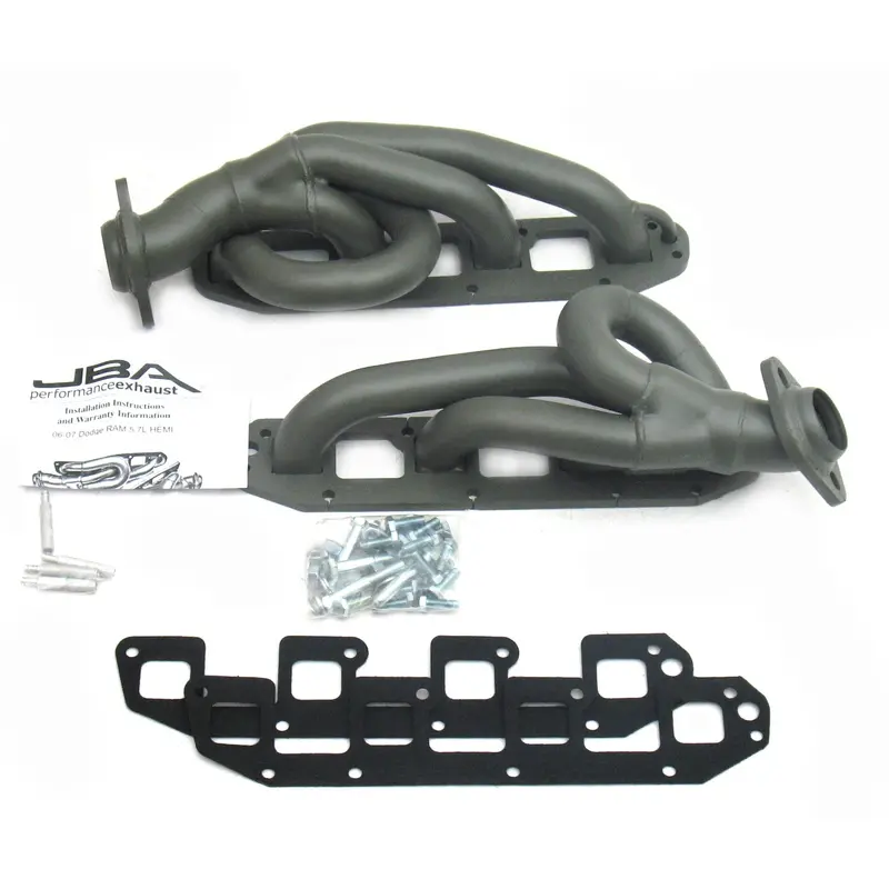 Jba 1961S-1Jt Stainless Steel Shorty Header – 1 5/8", Titanium Ceramic Coated For 2003–2008 Ram 5.7L Hemi (1500/2500/3500, 2Wd/4Wd) 1