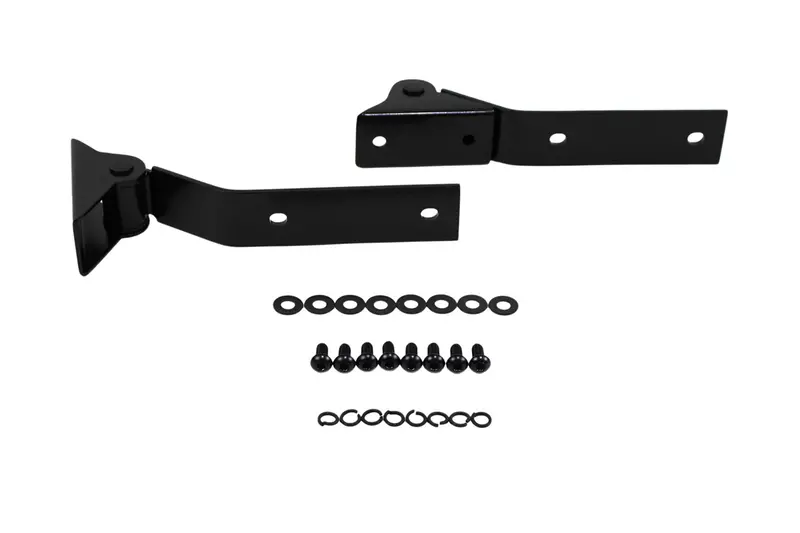 Kentrol 50442 Powder-Coated Black Tailgate Hinge Pair For Jeep Yj (1987–1995) And Tj Wranglers 1