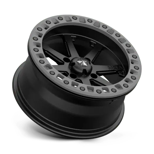 Msa Offroad Ma31 Alloy Wheel – 15X7 Inch, 4X156 Bolt Pattern, Satin Black / Matte Gray Finish 1