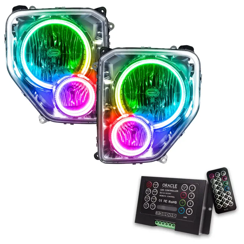 Oracle Lighting Colorshift 2.0 Smd Headlights – Pre-Assembled, Full-Led Projector Headlamp Set 1