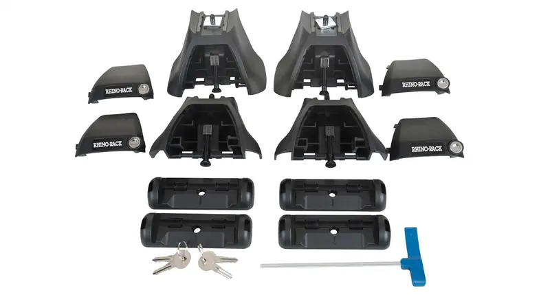 Rhino-Rack Vortex Aero Roof Rack – Multi-Fit Crossbar System With Low-Profile, Quiet Aerodynamics 1