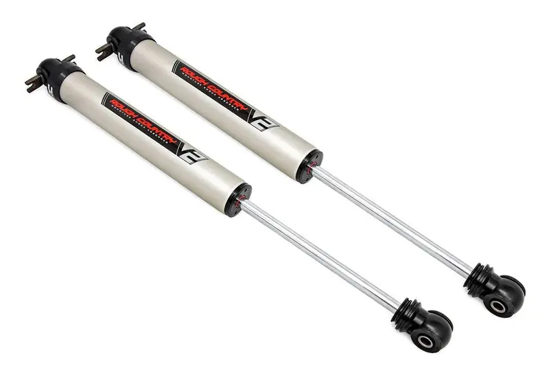 Rough Country 760790_M Monotube Rear Shock Pair – 7.5–8 Inch Travel, Designed For 1992–1999 Chevy C1500/K1500 Suburbans 1