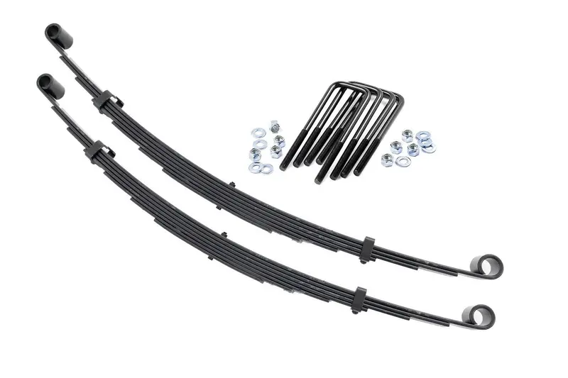 Rough Country 8013Kit – 4-Inch Front Leaf Spring Lift Kit For 1977–1979 Ford F-250 4Wd 1