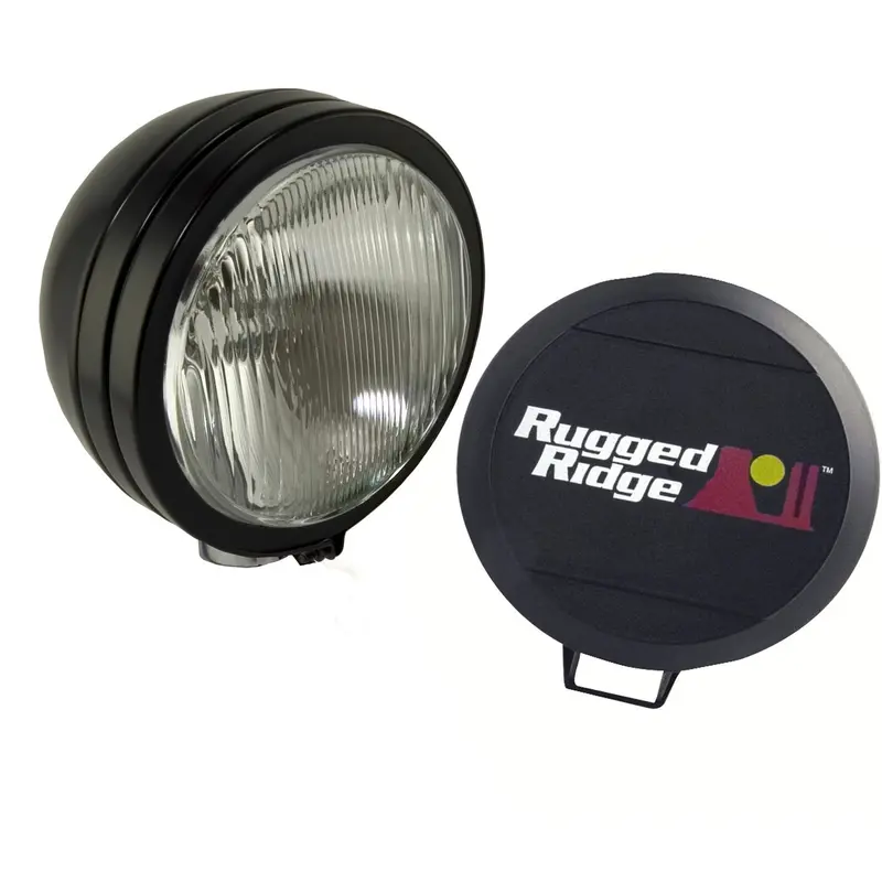 Rugged Ridge 6-Inch Round Off-Road Fog Light With Steel Housing 1