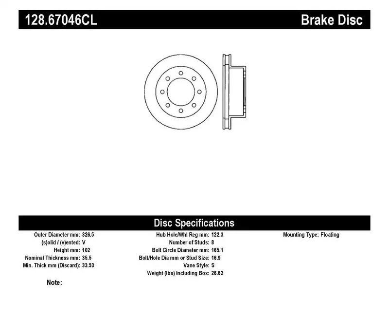 Stoptech Sport Cryo-Treated Cross-Drilled Brake Rotor – Front Left, Enhanced Cooling & Longevity 1