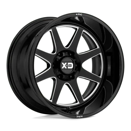Xd Xd844 20X9 Inch Forged Wheel – 8X180 Bolt Pattern, Gloss Black With Machined Face (Xd84429088318) 1